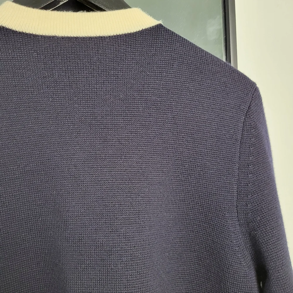 TORY BURCH Sabrina Cardigan In Medium black / Ivory